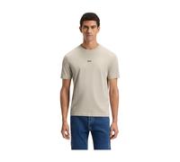 BOSS Stretch-cotton T-shirt with Contrast Logo (Light Beige, XXL)