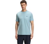 BOSS Stretch-cotton T-shirt with contrast logo (Light/Pastel Blue, S)