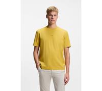 BOSS Stretch-cotton T-shirt with contrast logo - Style TChup, 50473278 Yellow XXL