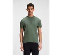 BOSS Stretch-cotton T-shirt with contrast logo - Style Tee, 50506373 Green XXL