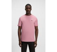 BOSS Stretch-cotton T-shirt with contrast logo - Style Tee, 50506373 light pink 4XL