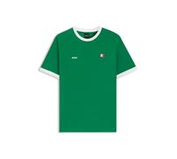 BOSS T-Shirt Aus Stretch-Baumwolle Mit Landesflagge Und Logo