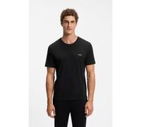 BOSS Stretch-cotton T-shirt with embroidered logo - Style Mix&Match T-Shirt R, 50515391 Black 4XL