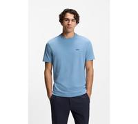BOSS Stretch-cotton T-shirt with logo detail - Style Tee, 50506373 Light Blue L