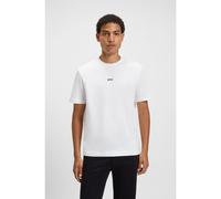 BOSS Stretch-cotton T-shirt with logo print - Style TChup, 50473278 White 4XL