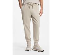 BOSS Stretch-cotton tracksuit bottoms with cuffed hems - Style H-Lamont 101, 50532772 Light Beige S