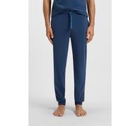 BOSS Stretch-cotton tracksuit bottoms with embroidered logo - Style Mix&Match Pants, 50515305 Light Blue XL