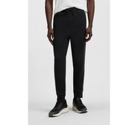 BOSS Mens Hadiko Logo-Print Tracksuit Bottoms in Stretch Cotton