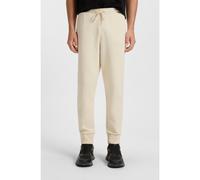 BOSS Stretch-cotton tracksuit bottoms with logo print - Style Hadiko, 50506141 Natural L