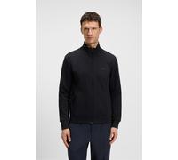 BOSS Stretch-cotton zip-up sweatshirt with logo print - Style Skaz, 50506152 Dark Blue L