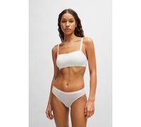 BOSS Stretch-jersey bralette with branded straps - Style BRALETTE PADDED CI, 50502740 White XXL