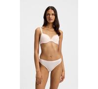 BOSS Stretch-jersey underwire bra with logo straps - Style UNDERWIRE BRA CI, 50502738 light pink 36C