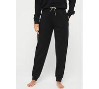 BOSS Stripe Cuffed Jog Pant, Black, Size S, Women Black