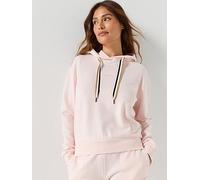 BOSS Stripe Hoodie, Pink, Size S, Women Pink