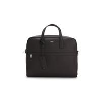 BOSS Structured document case with foil-print logo - Style Zair_S doc case, 50483563 Dark Brown pcs.