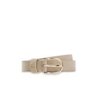 BOSS Suede belt with gold-tone Double B monogram - Style Scarlet-BB-Sd-G_Sz25, 50522643 Light Beige 26