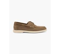 Boss Suede Boat Shoes Beige