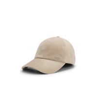 BOSS Suede cap with metal logo - Style Zed-SU-NO, 50555672 Beige pcs.