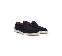 BOSS Suede loafers with debossed logo - Style Sienne_Loaf_sd_N, 50543083 Dark Blue 12