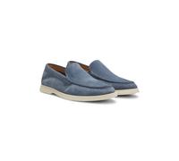 BOSS Suede loafers with debossed logo - Style Sienne_Loaf_sd_N, 50543083 Light Blue 6