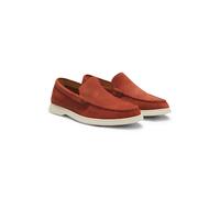 BOSS Suede loafers with embossed logo - Style Sienne_Loaf_sd_N, 50543083 Brown 12