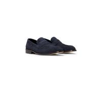BOSS Suede loafers with penny trim - Style Limber_Loaf_sd, 50541729 Dark Blue 12