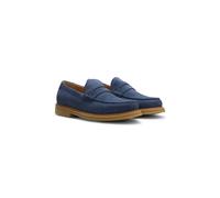 BOSS Suede moccasins with crepe outsole - Style Kope_Mocc_sd, 50541772 Dark Blue 6