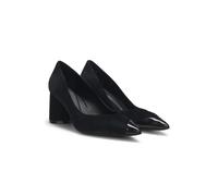 BOSS Suede pumps with leather toe - Style Gracey_ChPump70_NASD, 50548592 Black 4