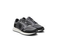 BOSS Suede trainers with Double B monogram - Style Vinston_Runn_sdmeBB, 50554612 Dark Grey 6