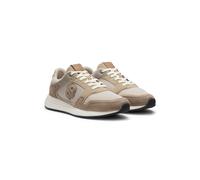 BOSS Suede trainers with Double B monogram - Style Vinston_Runn_sdmeBB, 50554612 Light Beige 5