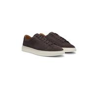 BOSS Suede trainers with embossed logo - Style Kieran_Tenn_wcsd, 50563162 Dark Brown 7