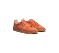 BOSS Suede trainers with rubber sole - Style Brenta_Tenn_fullsd, 50536645 Orange 8