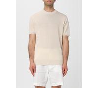 BOSS Linen-blend knit sweatshirt with tipping - Style H-Jiovanni, 50537639 Natural M