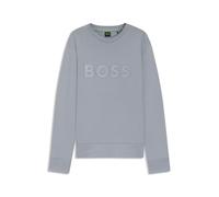 BOSS Sweatshirt Aus Stretch-baumwolle Mit Logo