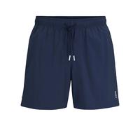 BOSS Mens Iconic Recycled-Material Swim Shorts with Logo and Signature Stripe