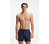 BOSS Swim shorts with all-over monogram print - Style Mono_Swim, 50566515 Dark Blue XL