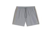 BOSS Swim Shorts with Signature Stripe and Logo
