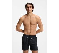 BOSS Mens Iconic Swim shorts with signature stripe and logo