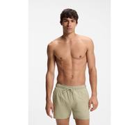BOSS Swim shorts with signature stripe and logo - Style Iconic, 50491594 Khaki S
