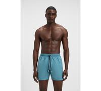 BOSS Swim shorts with signature stripe and logo - Style Iconic, 50491594 Light Blue S
