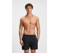 BOSS Swim shorts with stripe and logo - Style Dolphin, 50508963 Black XL