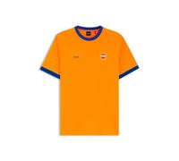 BOSS T-Shirt Aus Stretch-Baumwolle Mit Landesflagge Und Logo