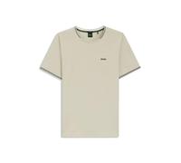 Boss Taul 10255848 Green Short Sleeve T-shirt Beige M Men