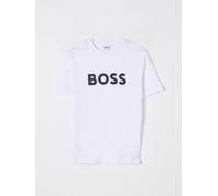 Hugo Boss T-shirt BOSS Kids – Large Logo Short Sleeve – White Size 6 (Boys)