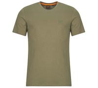 Boss Mens BOSS ORANGE Tales T-Shirt with Logo Patch Premium Cotton XL Green