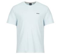 BOSS Regular Fit Waffle Loungewear T-Shirt, Light Blue, Size Xl, Men Light Blue