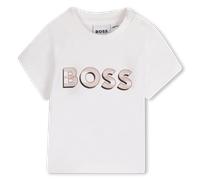 Boss - T-shirt With Logo Print - Cookie - Boy - 1 Month
