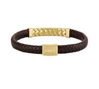 BOSS Tailored Bracelet Leather 1580675M - Man - Genuine Leather Brown 19 cm