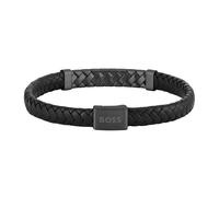 BOSS Tailored Elevated Bracelet Leather 1580676M - Man - Leather Black 21 cm