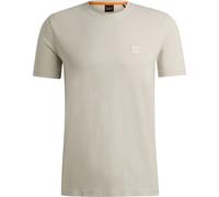BOSS Mens Tales Logo-Patch T-Shirt in Cotton Jersey